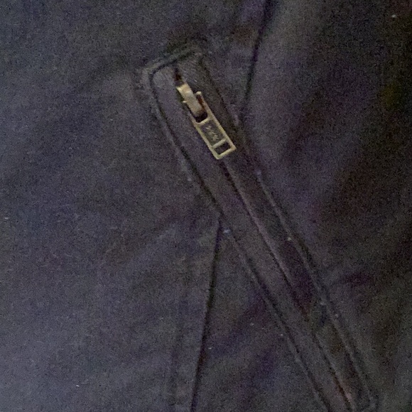 Longaberger 100% cotton lightweight jacket with tan and black trim size L - Picture 4 of 10